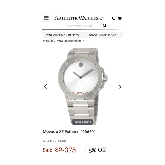 SOLD (other website) Men’s Movado SE Extreme Watch - Picture 2 of 6